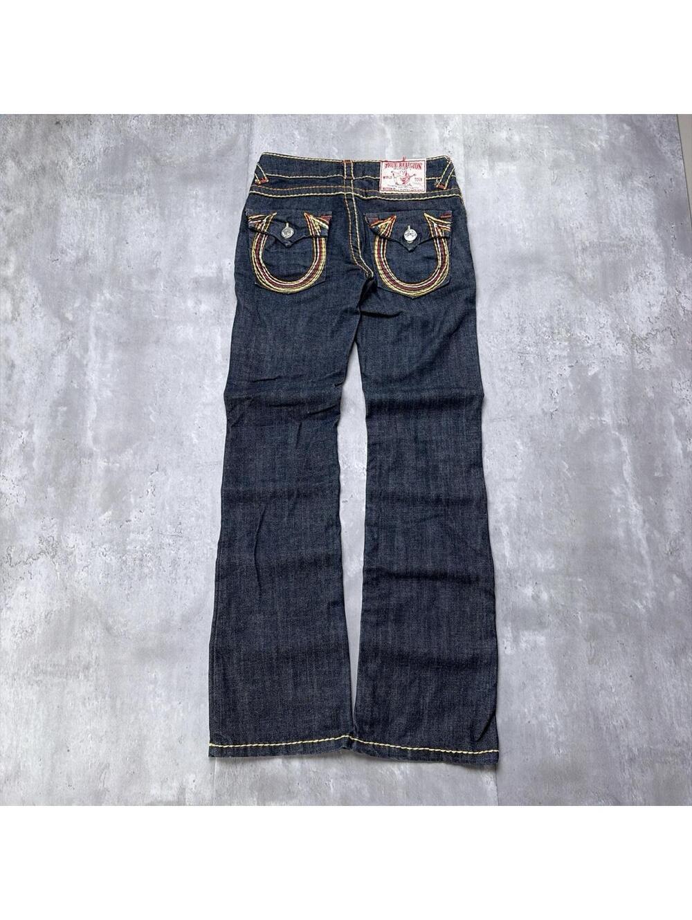 Y2K True Religion Billy Super T Grunge Bootcut Denim Jeans